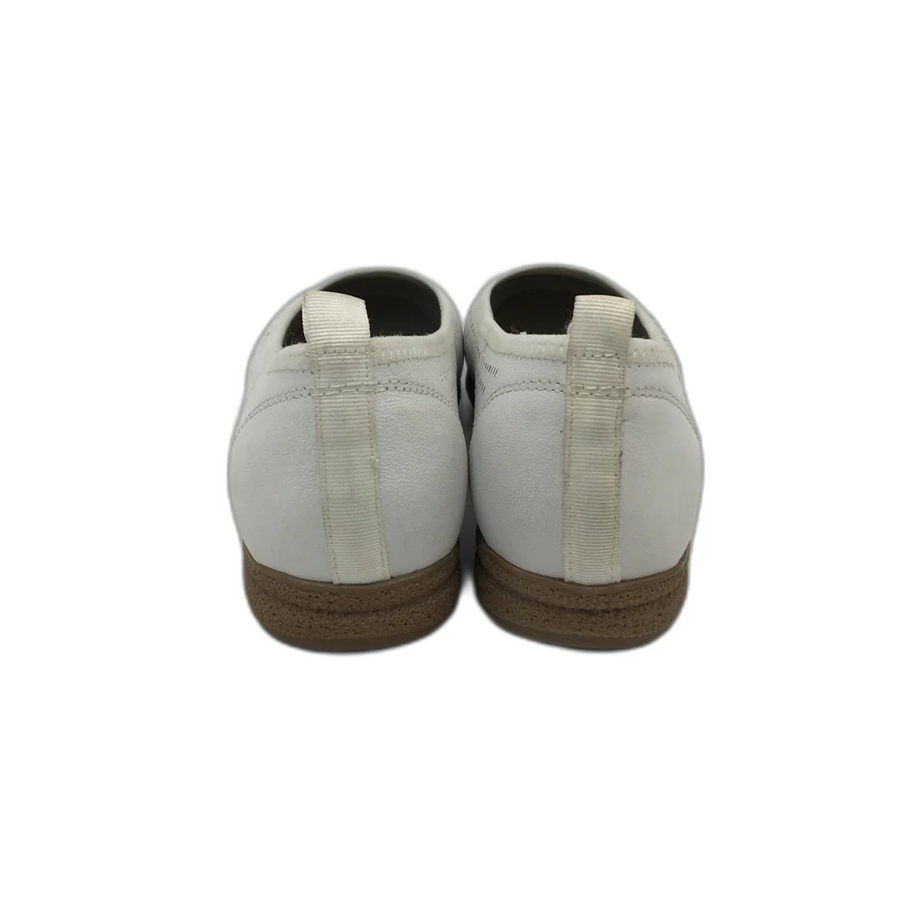 Tamaris Comfort Leather Ballerina Flats White Nappa Ladies Size EU 41 US 9.5 NEW - Image 8