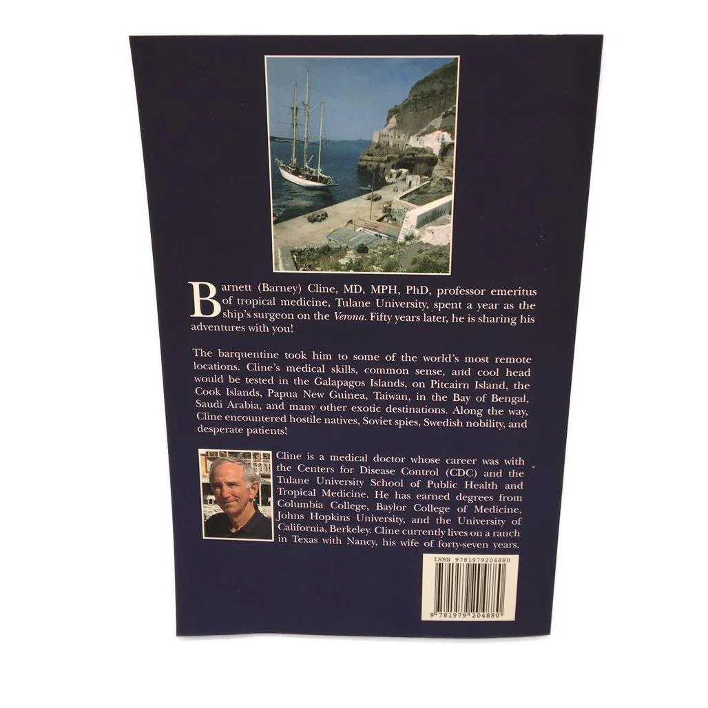 The Wind Blew Me There Ships Surgeon by Barnett L. Cline MD Paperback Book NEW - Image 2