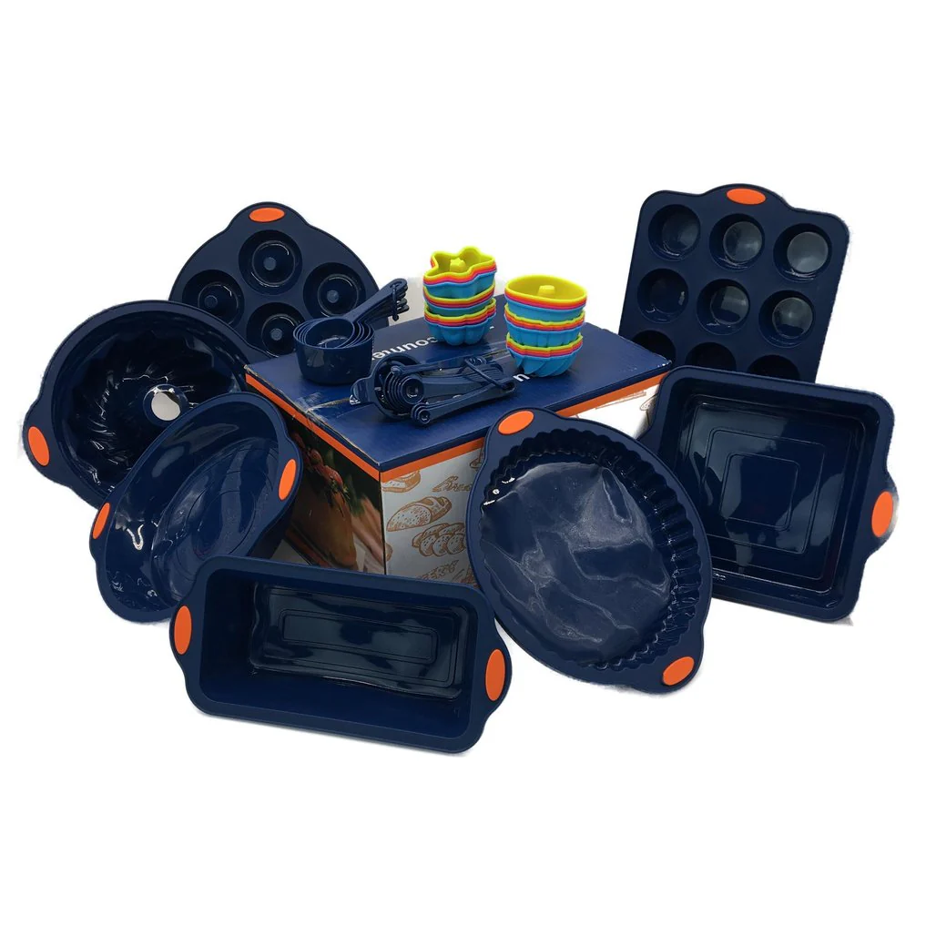 To Encounter 31Pce Silicone Non-Stick Baking Set -Navy Blue NEW - Image 11