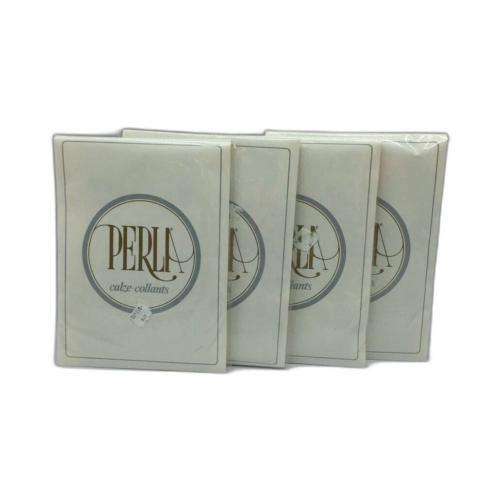 Vintage 4 Piece La Perla Italy Nude Tights NEW In Packaging Size I1 / S - Image 2