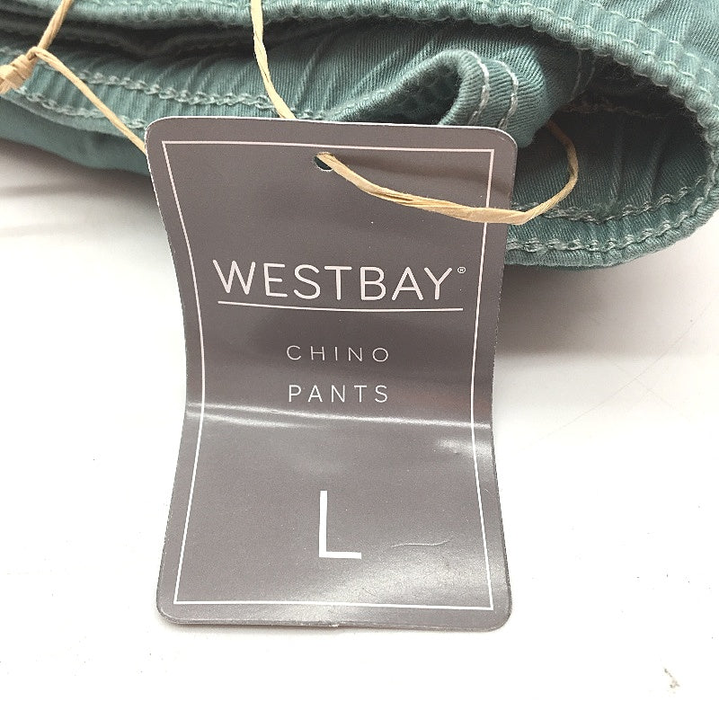 Westbay Turquoise Green Chino Drawstring Pants Mens Size Large NEW - Image 4