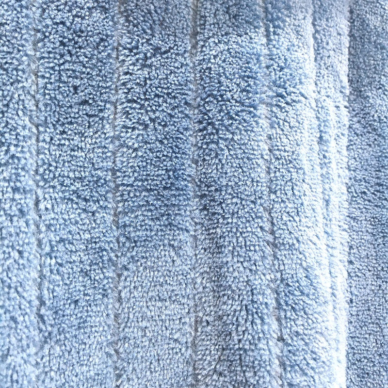 Westbay Super Soft Plush Blue Waist Tie Up Fleece Robe Mens Size S NEW - Image 3