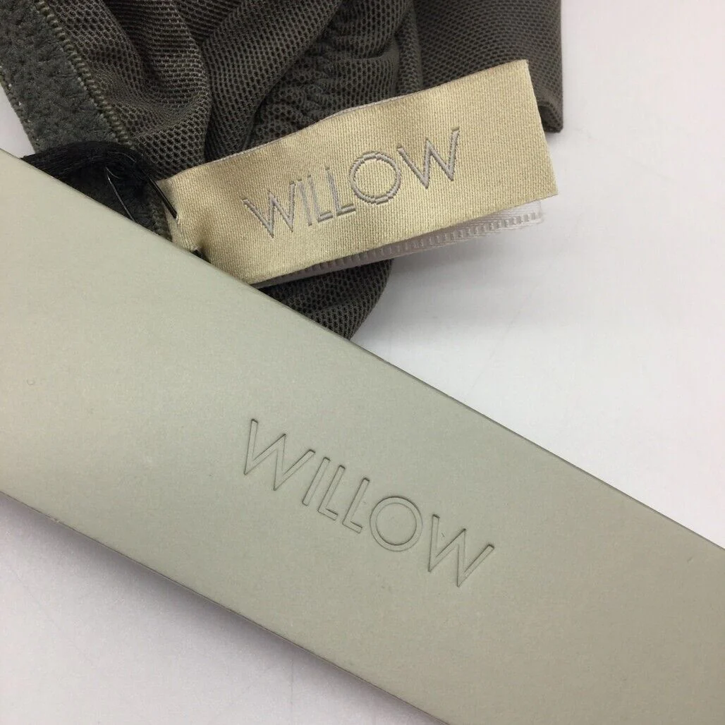 Willow Grey Decadence Tanga Silky Embroidered Cheeky Underwear Ladies Sz 12 NEW - Image 5