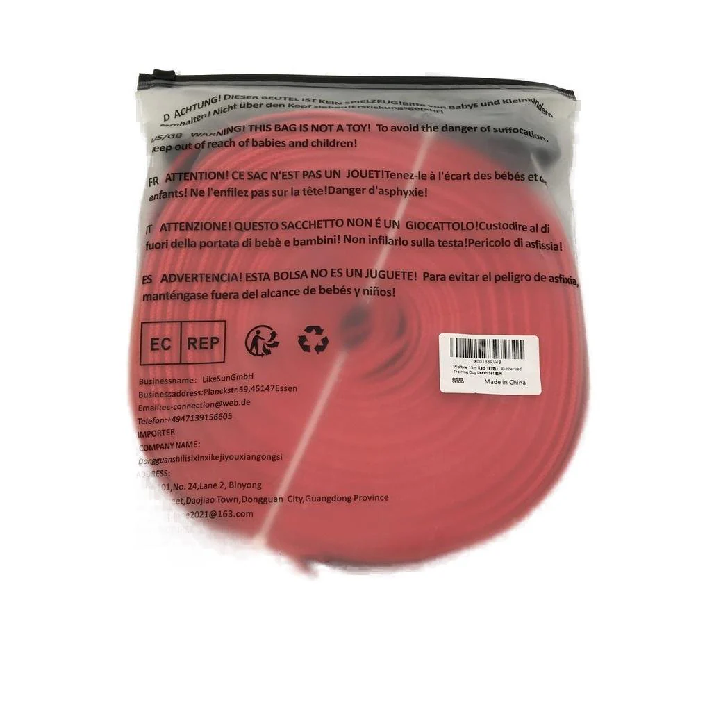 Wolfone 15 m Red Rubberised Training Dog Leash Set NEW - Image 7